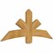 Ekena Millwork Alberta Rough Sawn Timber Gable Bracket, Western Red Cedar, 60"W x 25"H x 2"D x 6"F, 10/12 Pitch GBW060X25X0206ALB00RWR - alternate 2